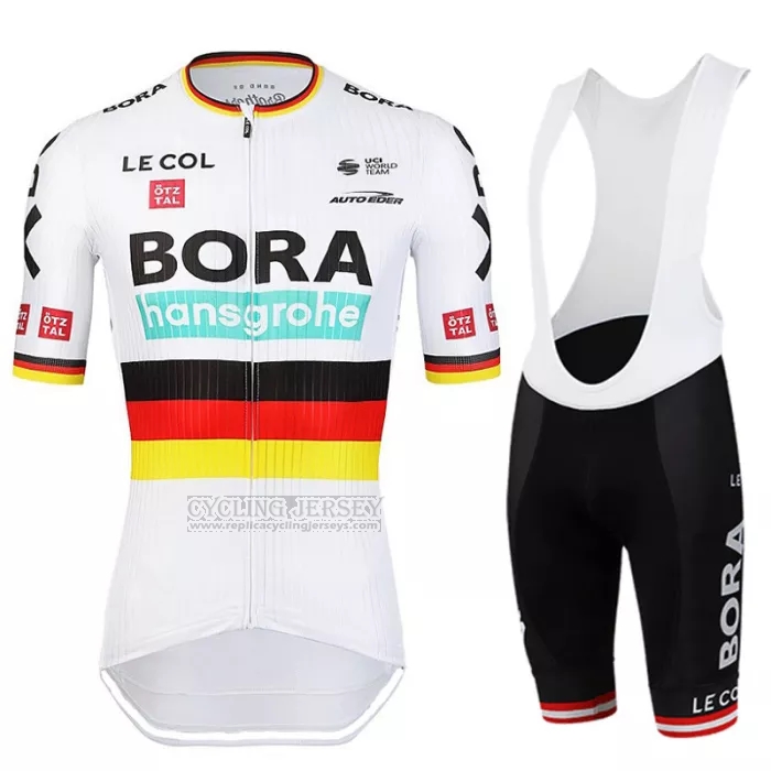 2022 Cycling Jersey Bora-Hansgrone Black Red Yellow Short Sleeve and Bib Short